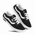 Casual Shoes for Men (Black & White, 6)